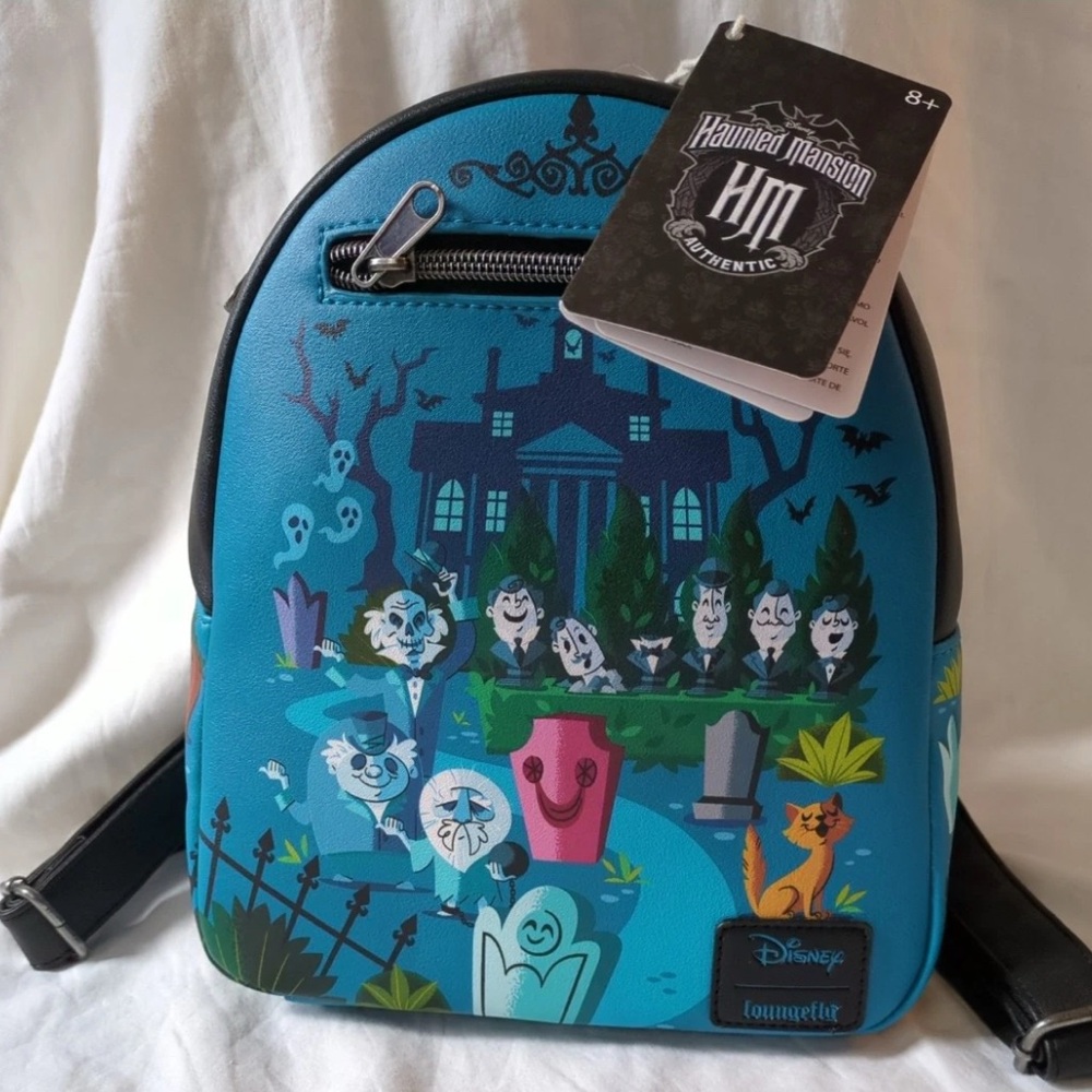 Loungefly Blue Halloween Backpack with Whimsical Design